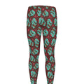 Bloody Zombie Pattern Print Men's Leggings