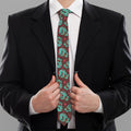 Bloody Zombie Pattern Print Necktie
