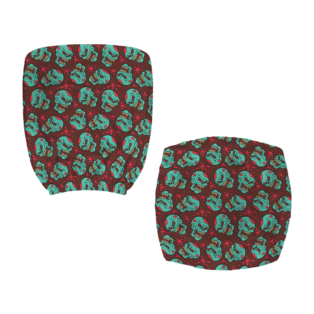 Bloody Zombie Pattern Print Office Chair Cover
