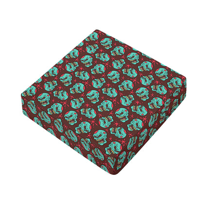 Bloody Zombie Pattern Print Outdoor Seat Cushion Cover
