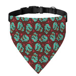 Bloody Zombie Pattern Print Over The Collar Dog Bandana