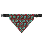 Bloody Zombie Pattern Print Over The Collar Dog Bandana