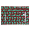 Bloody Zombie Pattern Print Placemat