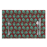 Bloody Zombie Pattern Print Placemat