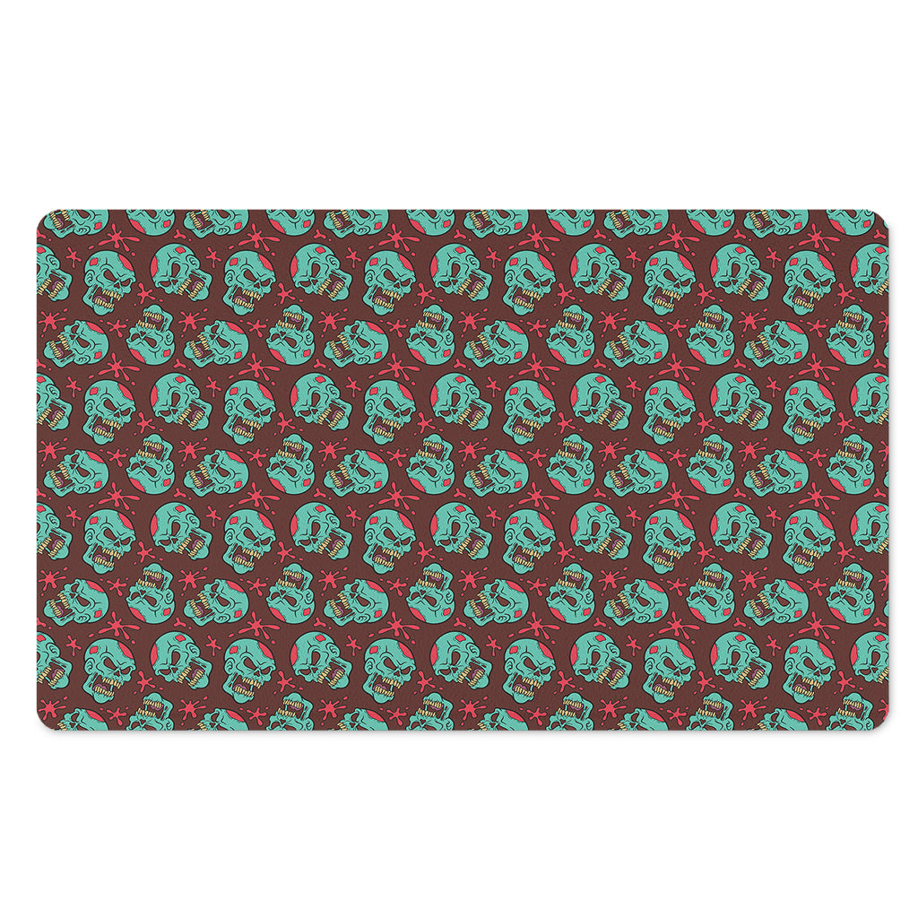 Bloody Zombie Pattern Print Polyester Doormat