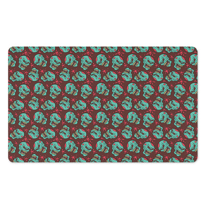 Bloody Zombie Pattern Print Polyester Doormat