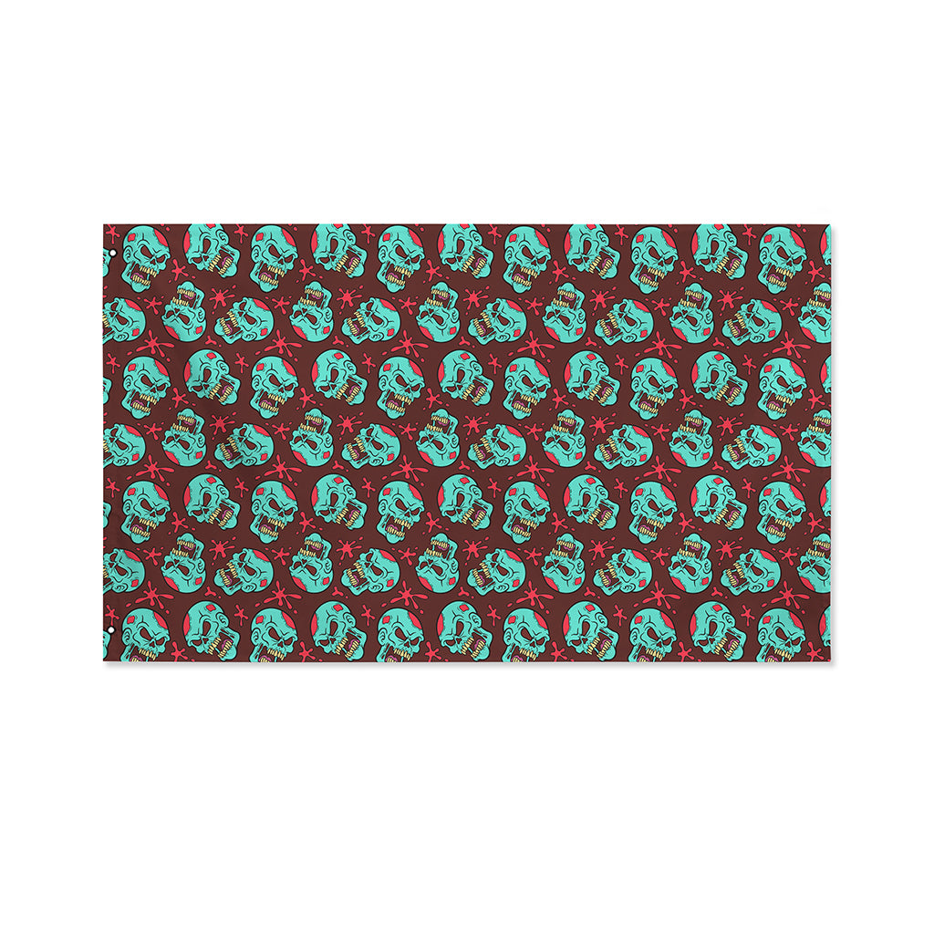 Bloody Zombie Pattern Print Polyester Flag