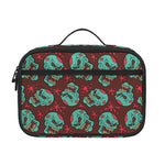 Bloody Zombie Pattern Print Portable Lunch Bag