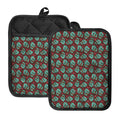 Bloody Zombie Pattern Print Pot Holders With Pocket