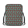 Bloody Zombie Pattern Print Rectangular Crossbody Bag