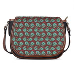 Bloody Zombie Pattern Print Saddle Bag