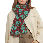 Bloody Zombie Pattern Print Scarf