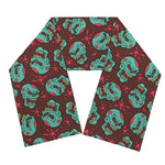 Bloody Zombie Pattern Print Scarf