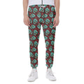 Bloody Zombie Pattern Print Joggers