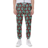 Bloody Zombie Pattern Print Scuba Joggers