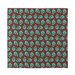 Bloody Zombie Pattern Print Silk Bandana