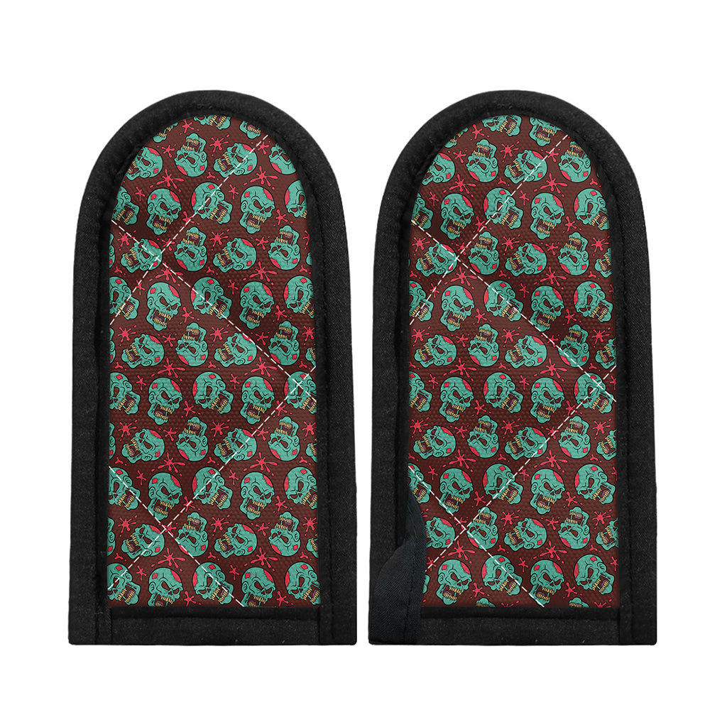 Bloody Zombie Pattern Print Skillet Handle Cover