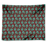 Bloody Zombie Pattern Print Tapestry