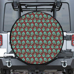 Bloody Zombie Pattern Print Tire Cover