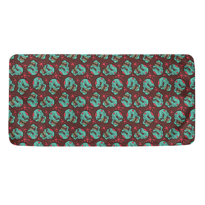 Bloody Zombie Pattern Print Towel
