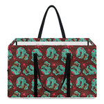 Bloody Zombie Pattern Print Utility Tote Bag