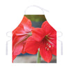 Blooming Amaryllis Print Adjustable Apron