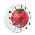 Blooming Amaryllis Print Alarm Clock