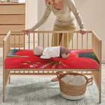 Blooming Amaryllis Print Baby Crib Sheet