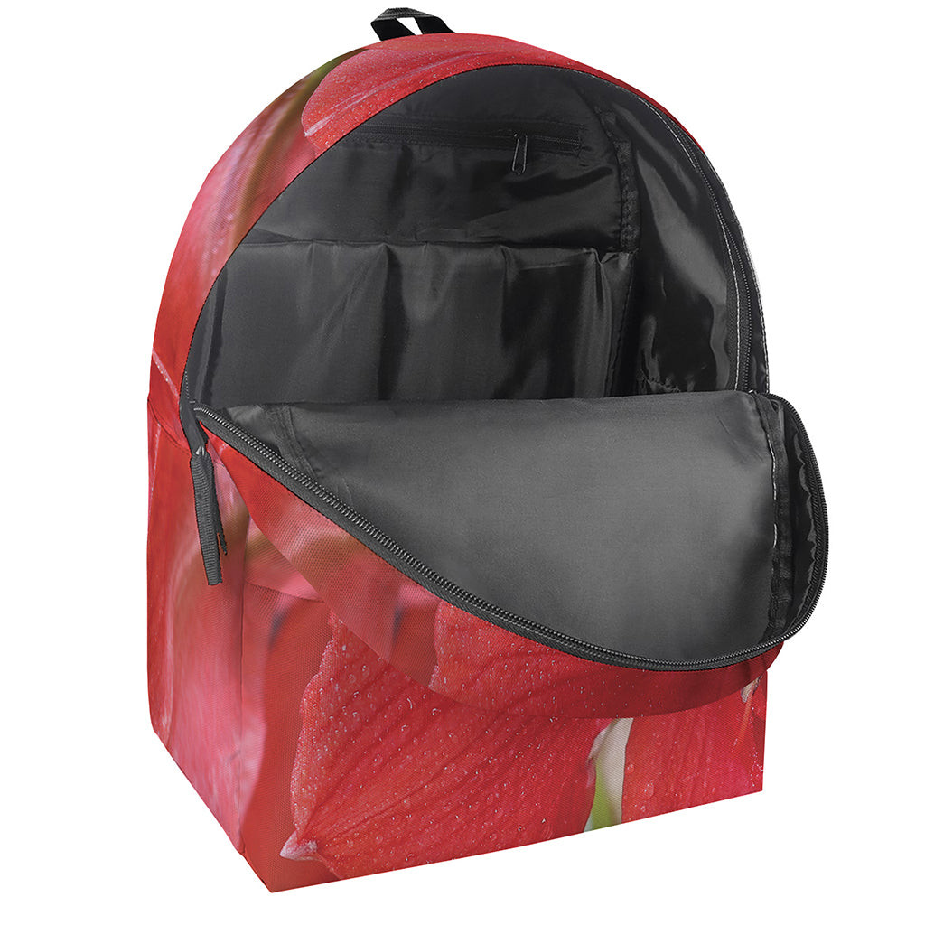 Blooming Amaryllis Print Backpack