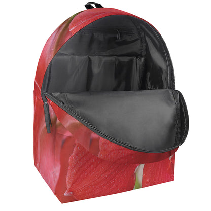 Blooming Amaryllis Print Backpack