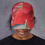 Blooming Amaryllis Print Baseball Cap