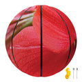 Blooming Amaryllis Print Basketball