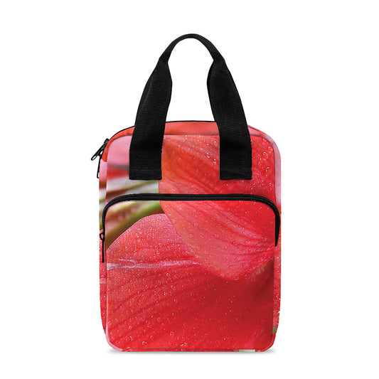 Blooming Amaryllis Print Bible Tote Bag