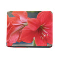 Blooming Amaryllis Print Bifold Wallet