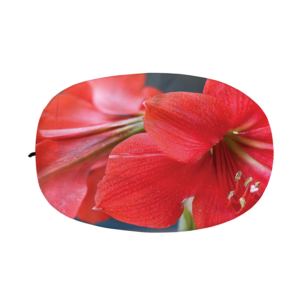 Blooming Amaryllis Print Car Side Mirror Covers