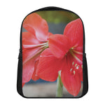 Blooming Amaryllis Print Casual Backpack