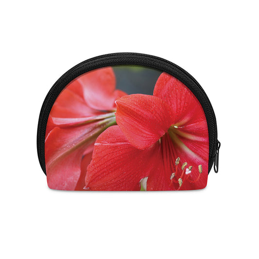 Blooming Amaryllis Print Coin Purse