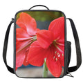 Blooming Amaryllis Print Crossbody Lunch Bag