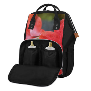 Blooming Amaryllis Print Diaper Bag