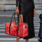 Blooming Amaryllis Print Duffle Bag