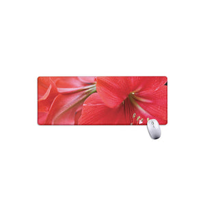 Blooming Amaryllis Print Extended Mouse Pad