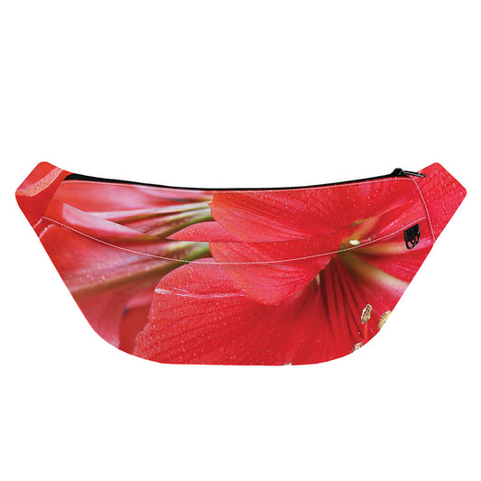 Blooming Amaryllis Print Fanny Pack