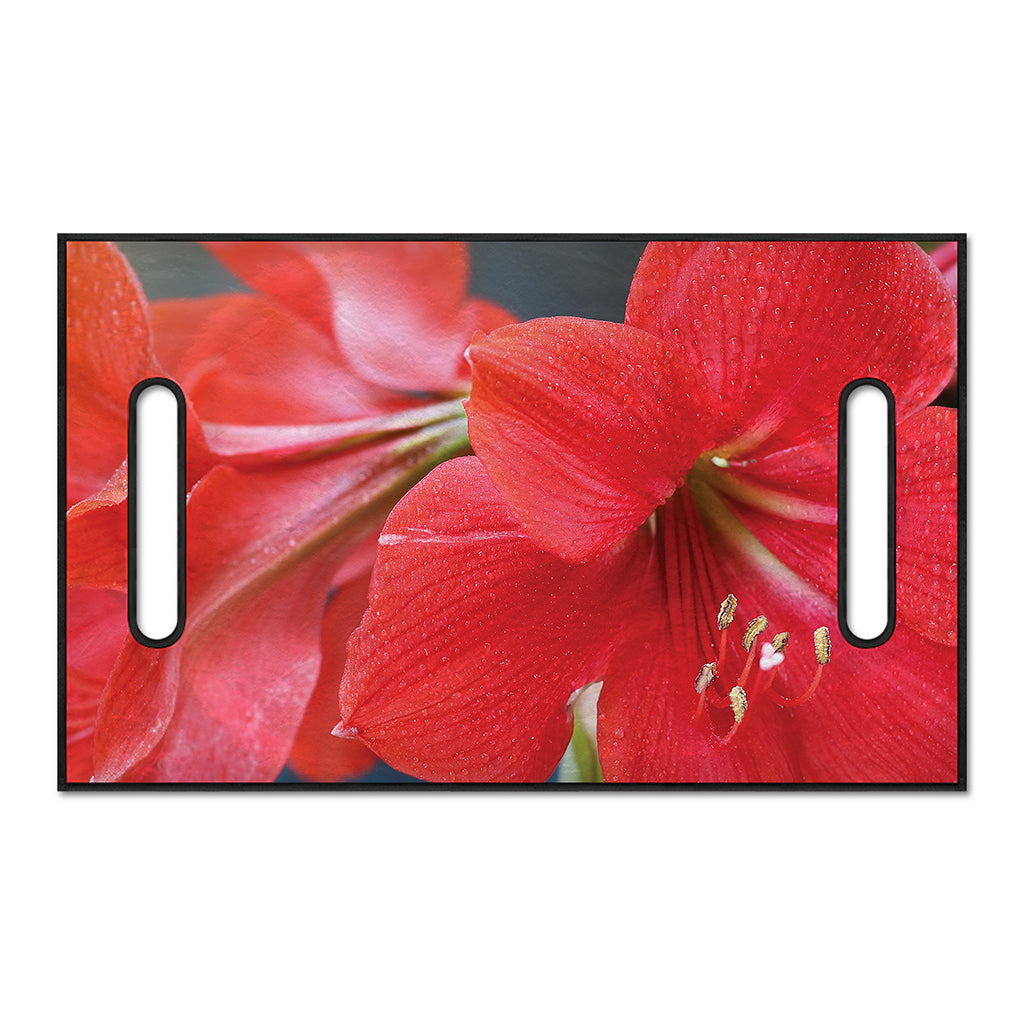 Blooming Amaryllis Print Golf Cart Seat Cover