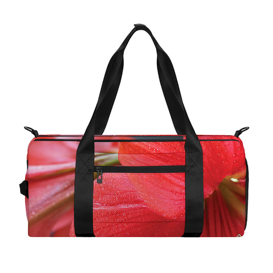 Blooming Amaryllis Print Gym Bag