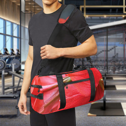 Blooming Amaryllis Print Gym Bag