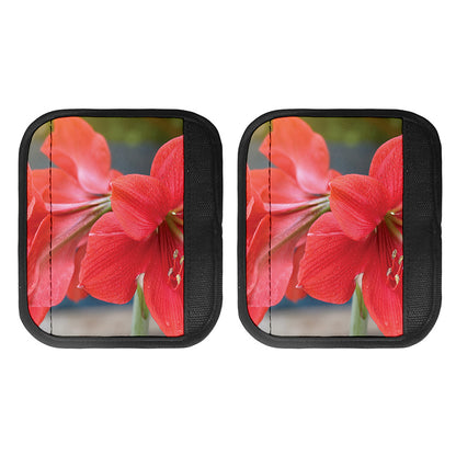 Blooming Amaryllis Print Handle Covers