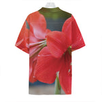 Blooming Amaryllis Print Hawaiian Shirt