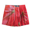 Blooming Amaryllis Print Mesh Shorts