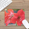 Blooming Amaryllis Print Mouse Pad