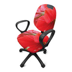 Blooming Amaryllis Print Office Chair Cover